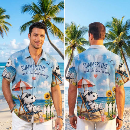 Beach Summer Vacation Relax Tropical Coastal Hawaiian Shirt