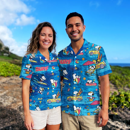 Beach Summer Surf Ocean Adventure Hawaiian Shirt