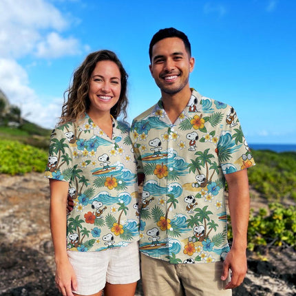 Tropical Hibiscus Surf Beach Summer Hawaiian Shirt