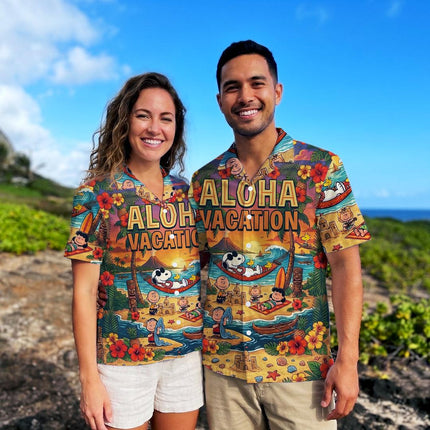 Aloha Vacation Tropical Beach Island Paradise Hawaiian Shirt