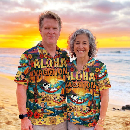 Aloha Vacation Tropical Beach Island Paradise Hawaiian Shirt