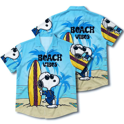 Beach Vibes Tropical Surf Summer Vacation Hawaiian Shirt