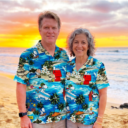 Tropical Island Adventure Surf Beach Summer Hawaiian Shirt