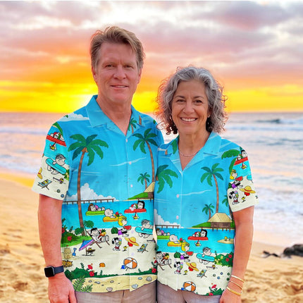 Tropical Island Beach Vacation Summer Hawaiian Shirt