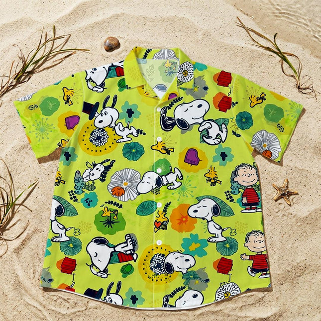 Tropical Floral Beach Summer Hawaiian Shirt