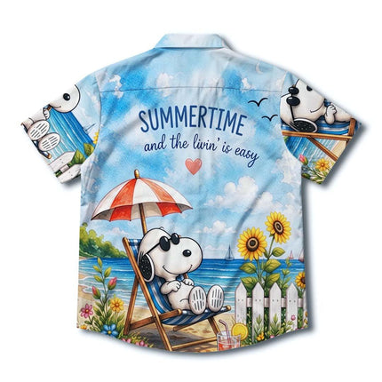 Beach Summer Vacation Relax Tropical Coastal Hawaiian Shirt