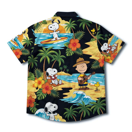 Tropical Surf Beach Ukulele Summer Vacation Hawaiian Shirt HW_SNPY40-SL02-DS04