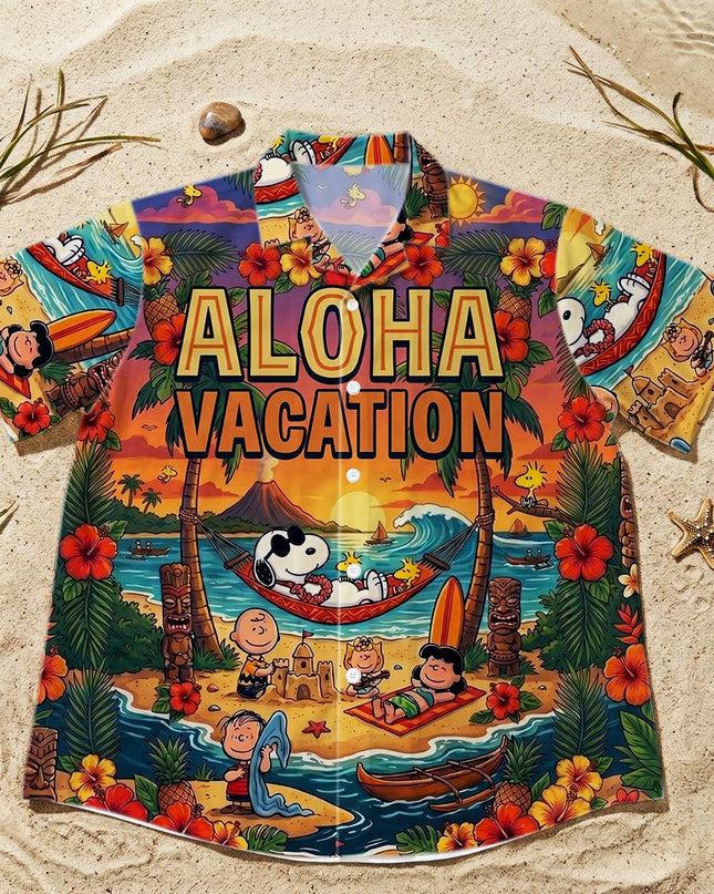 Aloha Vacation Tropical Beach Island Paradise Hawaiian Shirt
