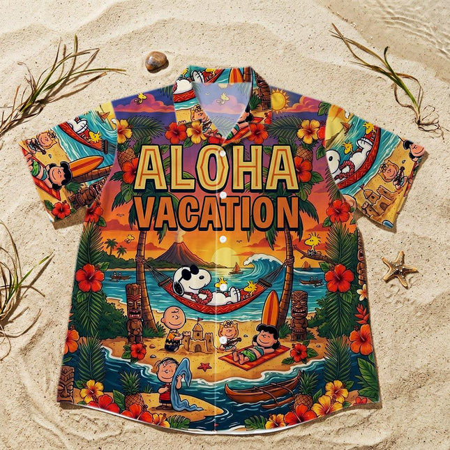 Aloha Vacation Tropical Beach Island Paradise Hawaiian Shirt