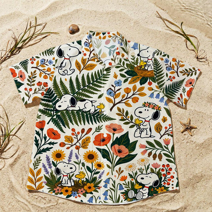 Tropical Floral Garden Nature Hawaiian Shirt