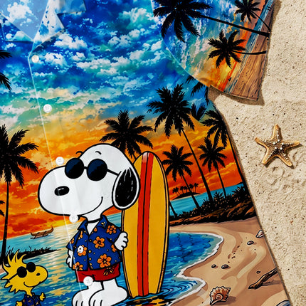 Sunset Tropical Surf Beach Summer Hawaiian Shirt