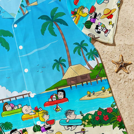 Tropical Island Beach Vacation Summer Hawaiian Shirt