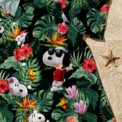 Tropical Jungle Floral Summer Beach Hawaiian Shirt