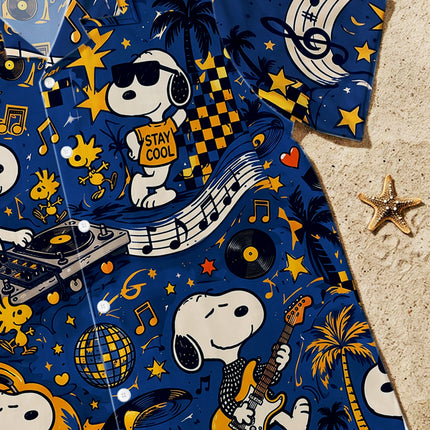 Tropical Music Beach Summer Hawaiian Shirt