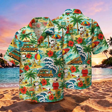 Tropical Beach Vacation Summer Hawaiian Shirt