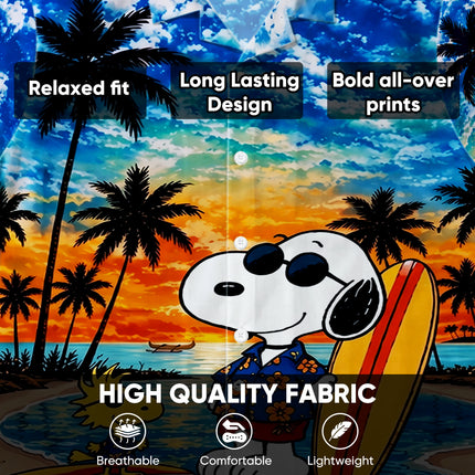 Sunset Tropical Surf Beach Summer Hawaiian Shirt