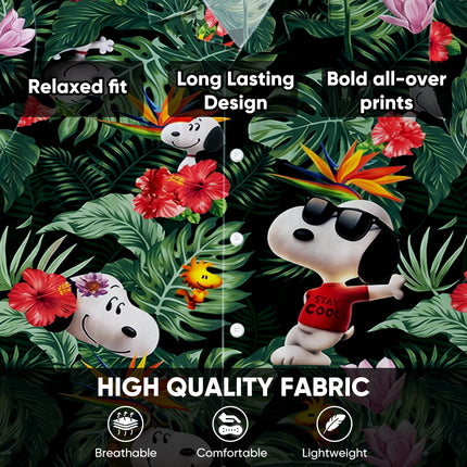 Tropical Jungle Floral Summer Beach Hawaiian Shirt