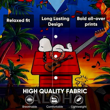 Aloha Tropical Music Beach Summer Hawaiian Shirt