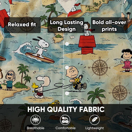 Tropical Island Adventure Beach Summer Hawaiian Shirt