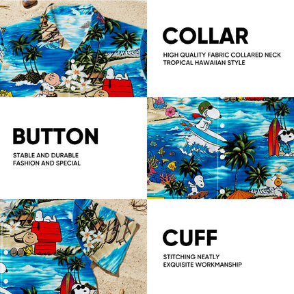 Tropical Island Adventure Surf Beach Summer Hawaiian Shirt