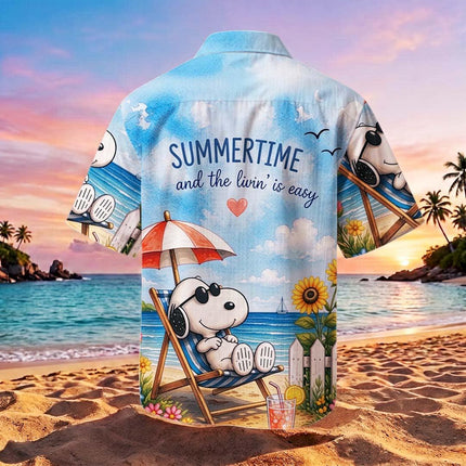 Beach Summer Vacation Relax Tropical Coastal Hawaiian Shirt