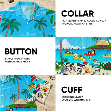 Tropical Island Beach Vacation Summer Hawaiian Shirt