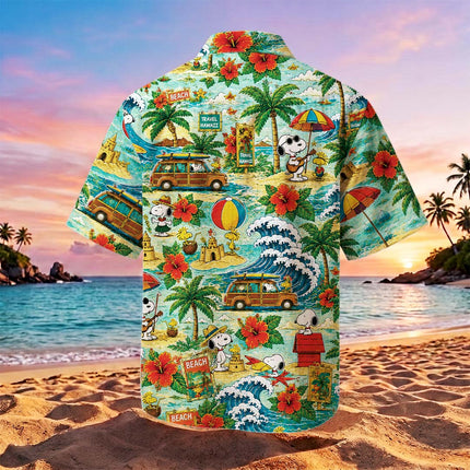 Tropical Beach Vacation Summer Hawaiian Shirt