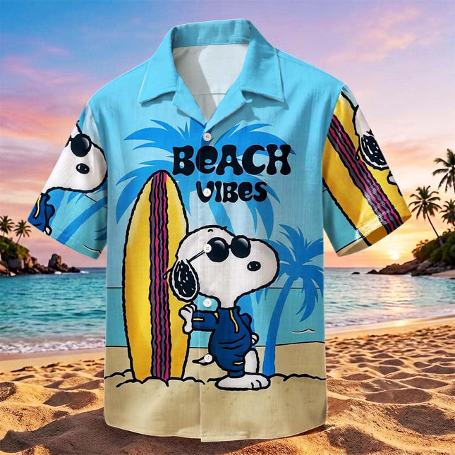 Beach Vibes Tropical Surf Summer Vacation Hawaiian Shirt