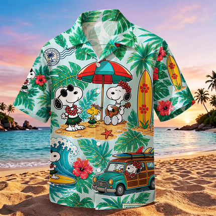 Tropical Beach Surf Vacation Summer Hawaiian Shirt
