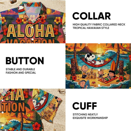 Aloha Vacation Tropical Beach Island Paradise Hawaiian Shirt