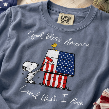 Comfort Colors God Bless America T-Shirt