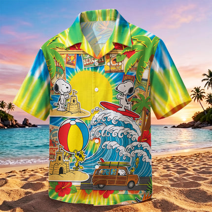 Tropical Beach Surf Vacation Summer Hawaiian Shirt
