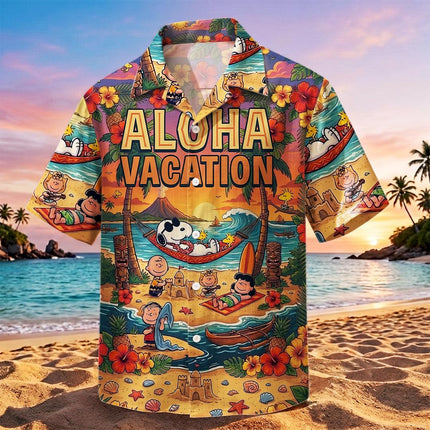 Aloha Vacation Tropical Beach Island Paradise Hawaiian Shirt