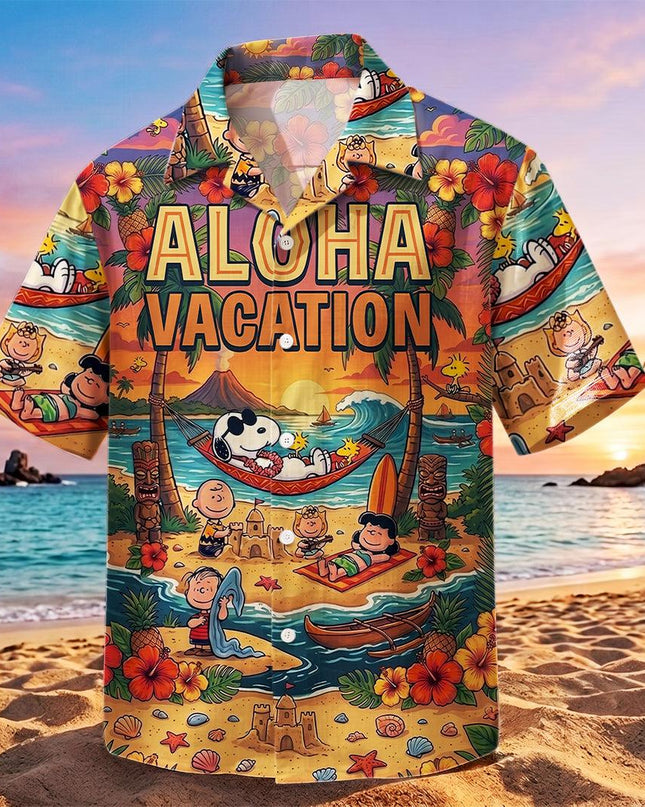 Aloha Vacation Tropical Beach Island Paradise Hawaiian Shirt