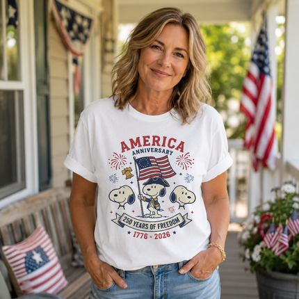 Comfort Colors 250 Years Of Freedom Anniversary T-Shirt