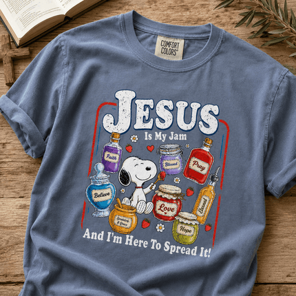 Comfort Colors Jesus Is My Jam Here to Spread It Christian T-Shirt