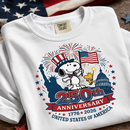 Comfort Colors 250th Anniversary Patriotic T-Shirt