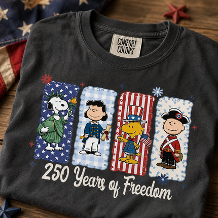 Comfort Colors 250 Freedom Characters T-Shirt