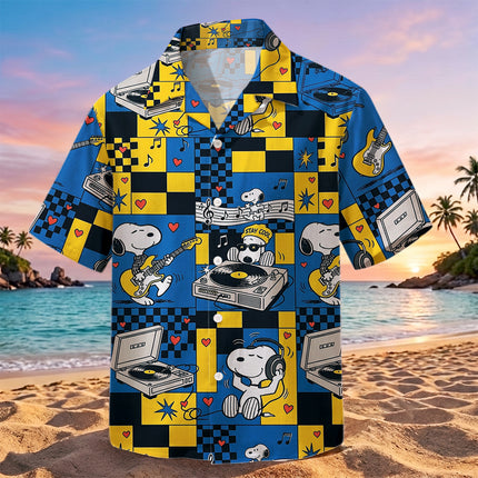 Retro Music Beach Summer Hawaiian Shirt