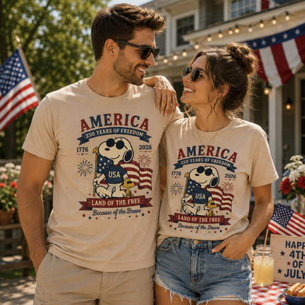 Comfort Colors 250th Anniversary USA Land Of The Free T-Shirt
