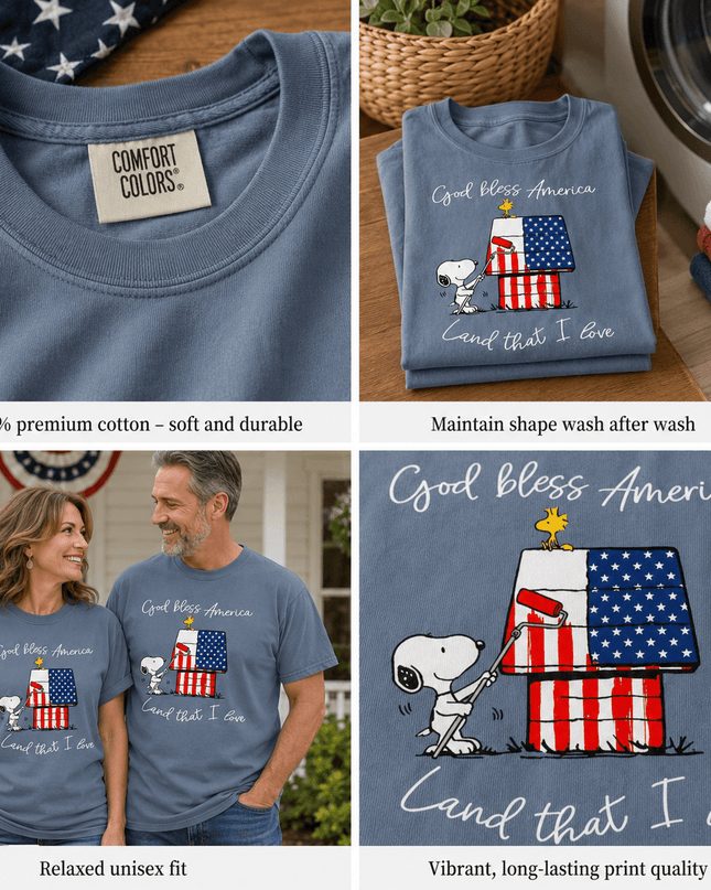 1_bbd6d078-9006-416f-999f-ea40721f5ce8 - AuraNations - Comfort Colors God Bless America T-Shirt - Blue Jean / S - 250TH ANNIVERSARY, ALL, COMFORT COLORS, NO CUSTOM, PRODUCTS, SNPY, TSHIRT