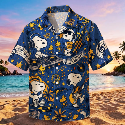 Tropical Music Beach Summer Hawaiian Shirt