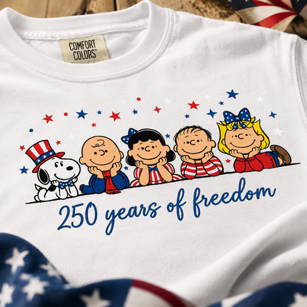 Comfort Colors 250 Years Of Freedom Friends T-Shirt