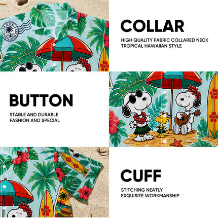 Tropical Beach Surf Vacation Summer Hawaiian Shirt