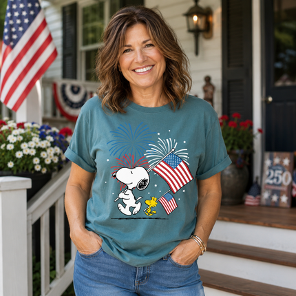Comfort Colors 250th Anniversary USA Fireworks T-Shirt