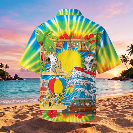 Tropical Beach Surf Vacation Summer Hawaiian Shirt