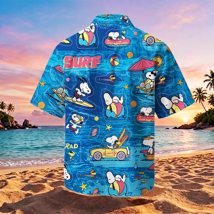 Beach Summer Surf Ocean Adventure Hawaiian Shirt