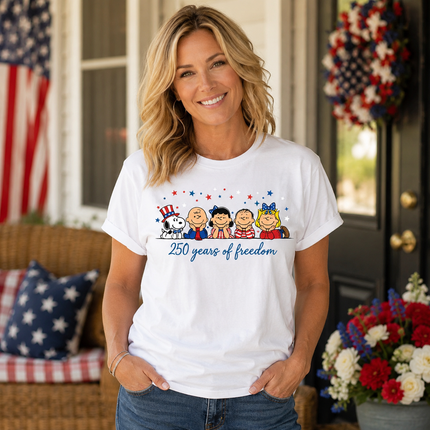 Comfort Colors 250 Years Of Freedom Friends T-Shirt