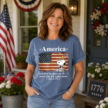 Comfort Colors 250 Years Of Freedom Liberty T-Shirt