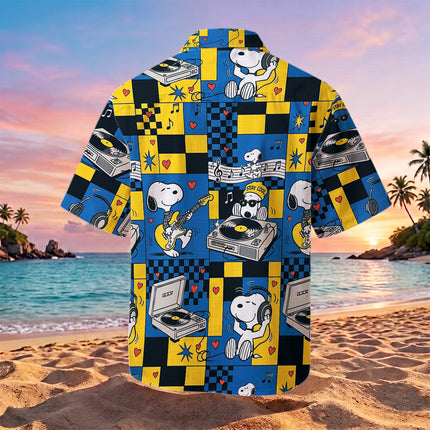 Retro Music Beach Summer Hawaiian Shirt